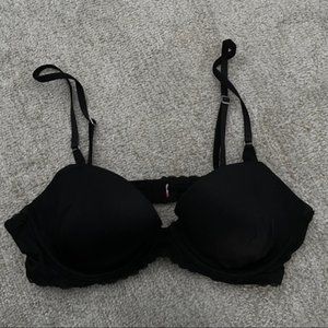 VS Pink Black Bra Size 34C